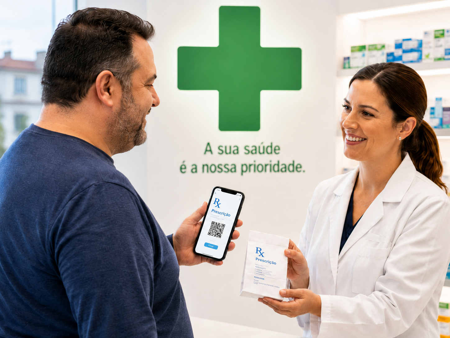 Usar na farmácia