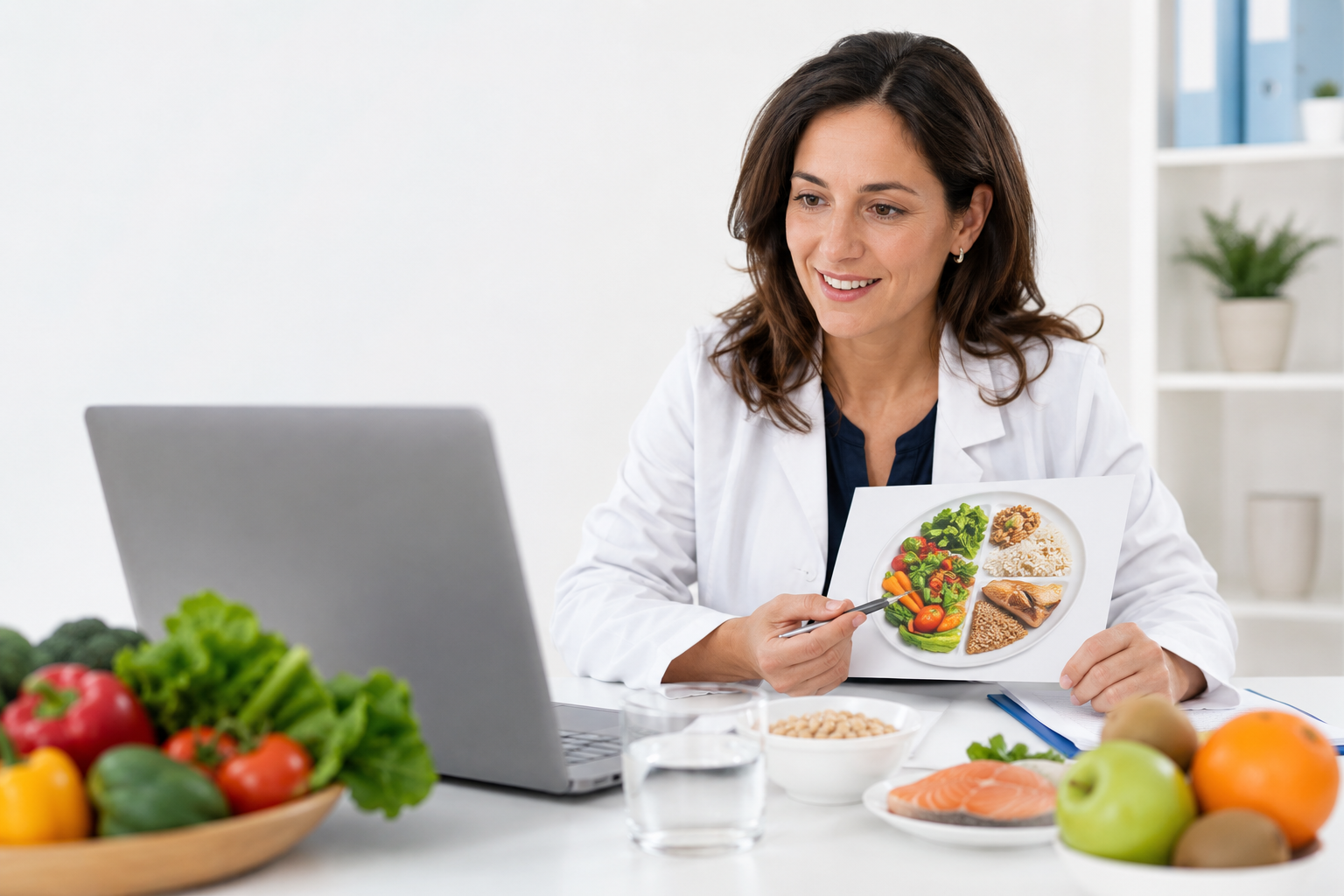 Consulta online para organização de um plano alimentar individual